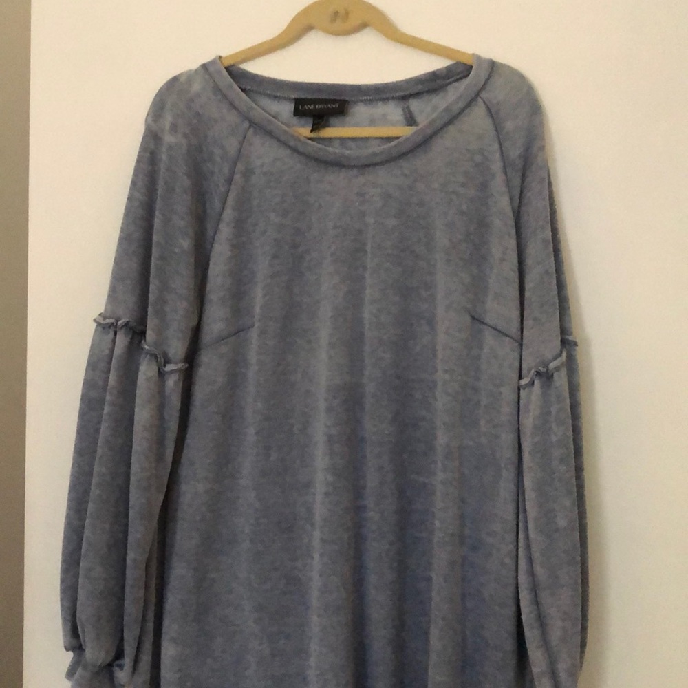 EUC//Distressed Blue Lane Bryant dress